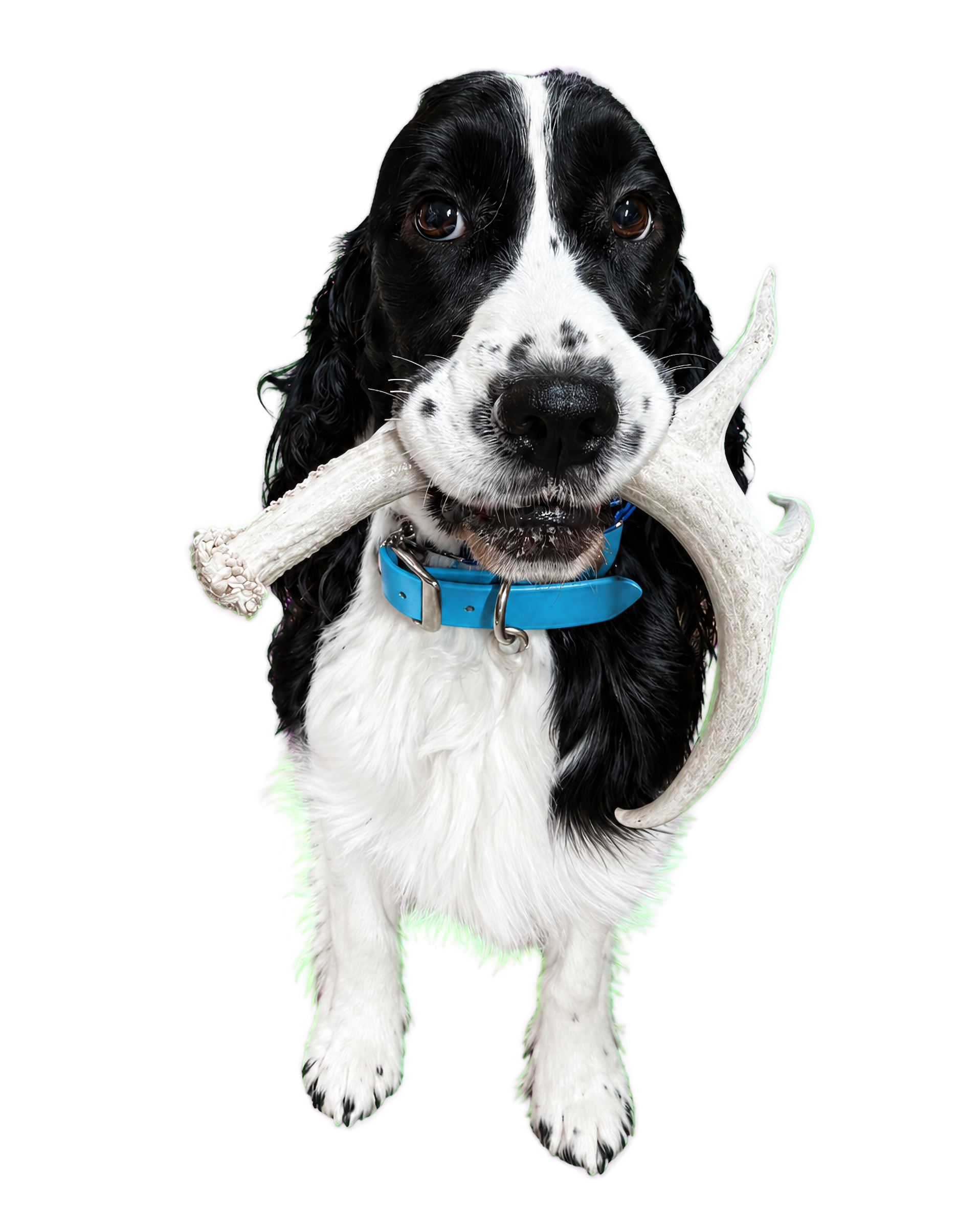 Etta — scent work with antler